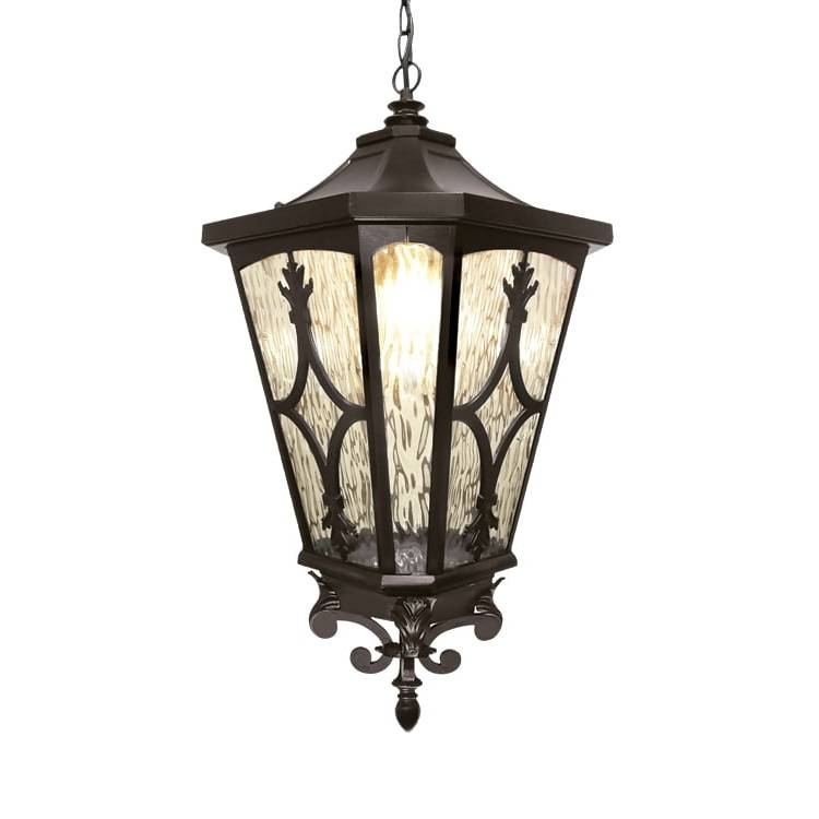 Pendente Lighting Store Alumínio Fundido e Vidro Ondulado 1L E27 Ø300X670mm LO-1426