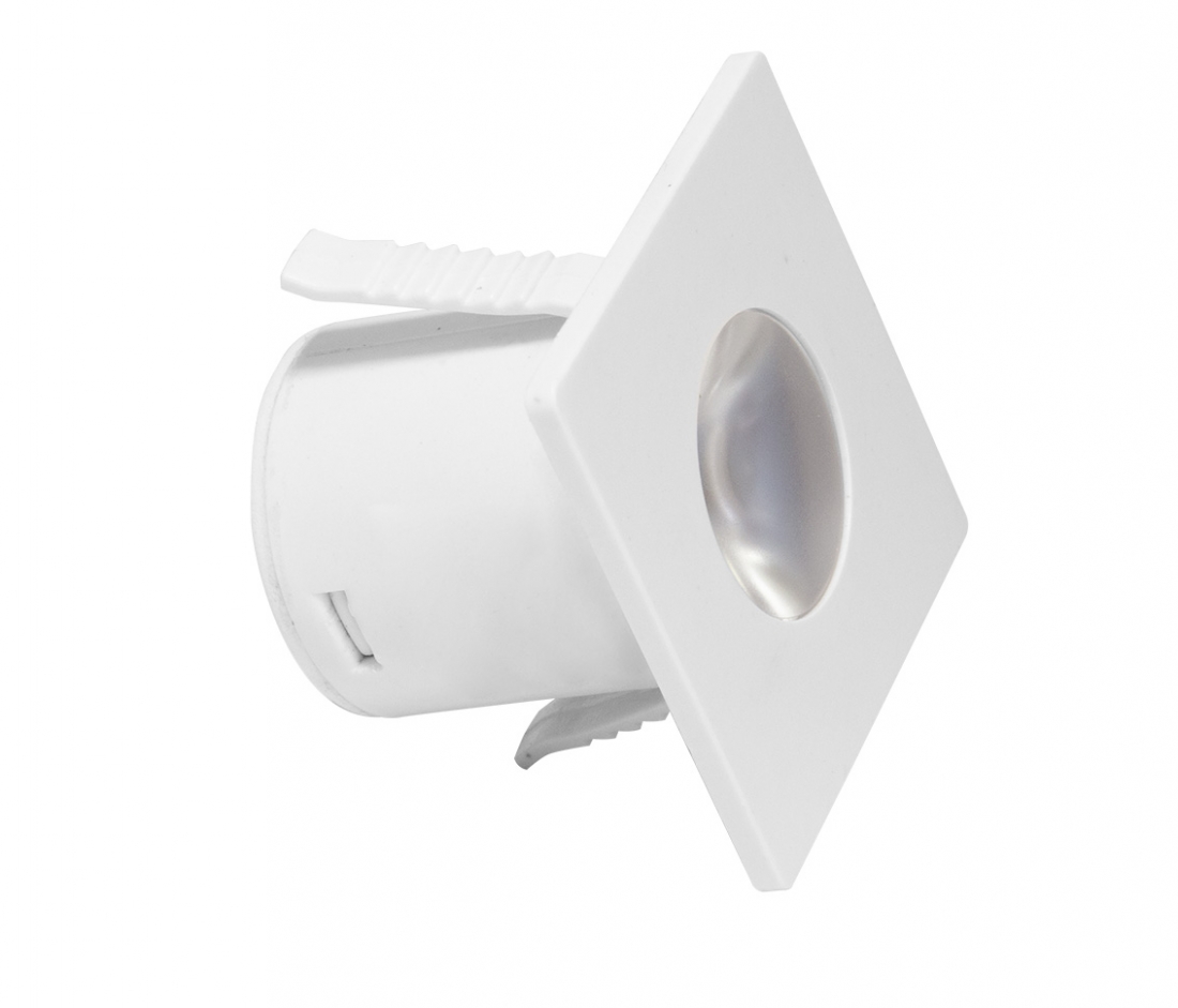 Mini Spot Opus LED (Kit 02 unidades) 1,2 watts 3000K Branco 35x35x28mm OPS 34416 