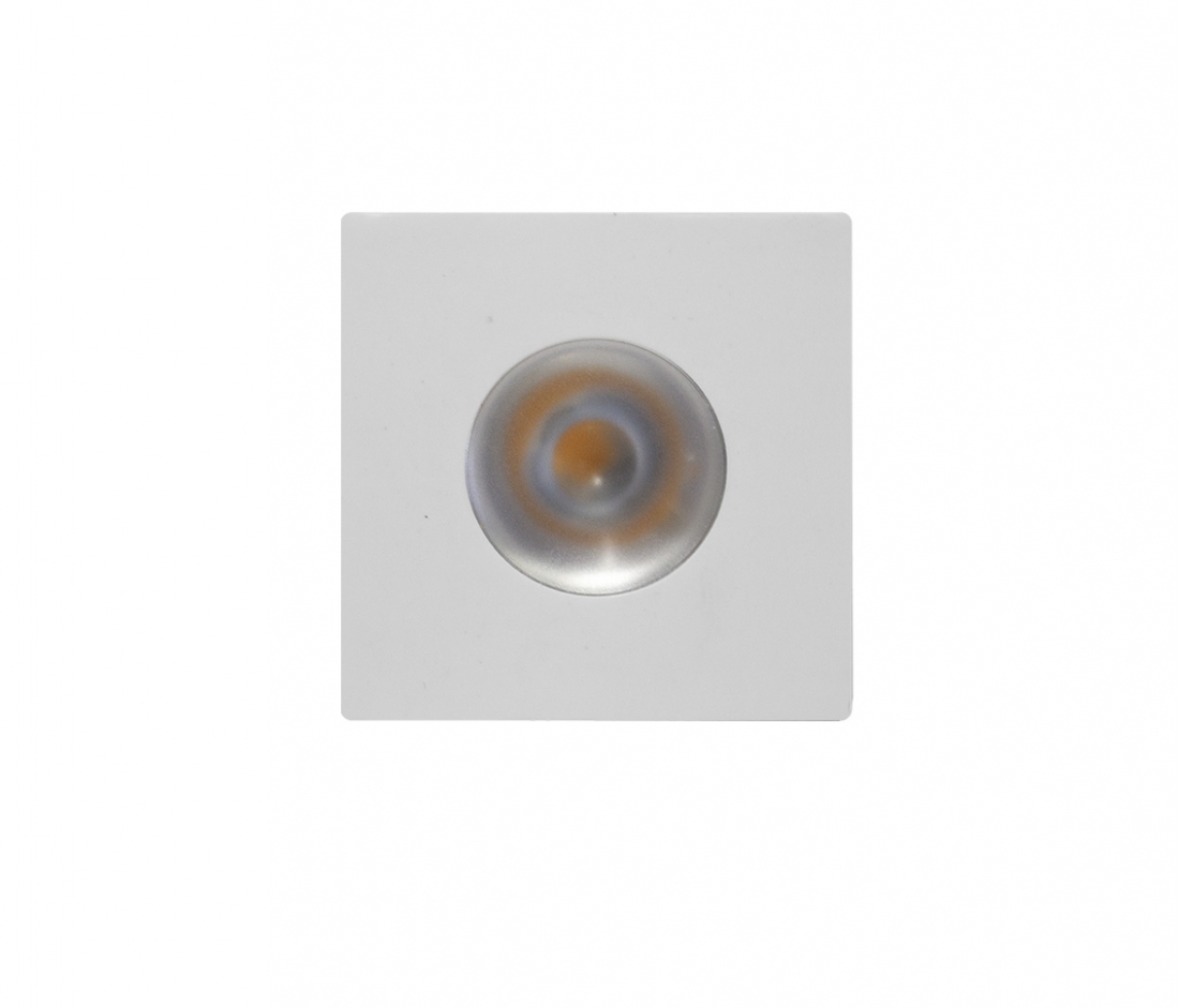 Mini Spot Opus LED (Kit 02 unidades) 1,2 watts 3000K Branco 35x35x28mm OPS 34416 