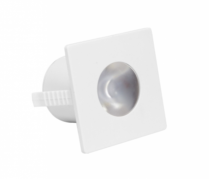 Mini Spot Opus LED (Kit 02 unidades) 1,2 watts 3000K Branco 35x35x28mm OPS 34416 
