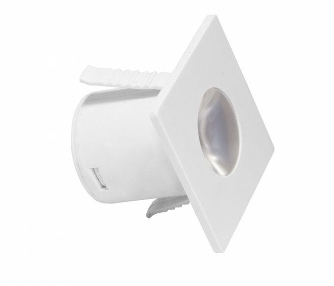 Mini Spot Opus LED (Kit 02 unidades) 1,2 watts 3000K Branco 35x35x28mm OPS 34416 