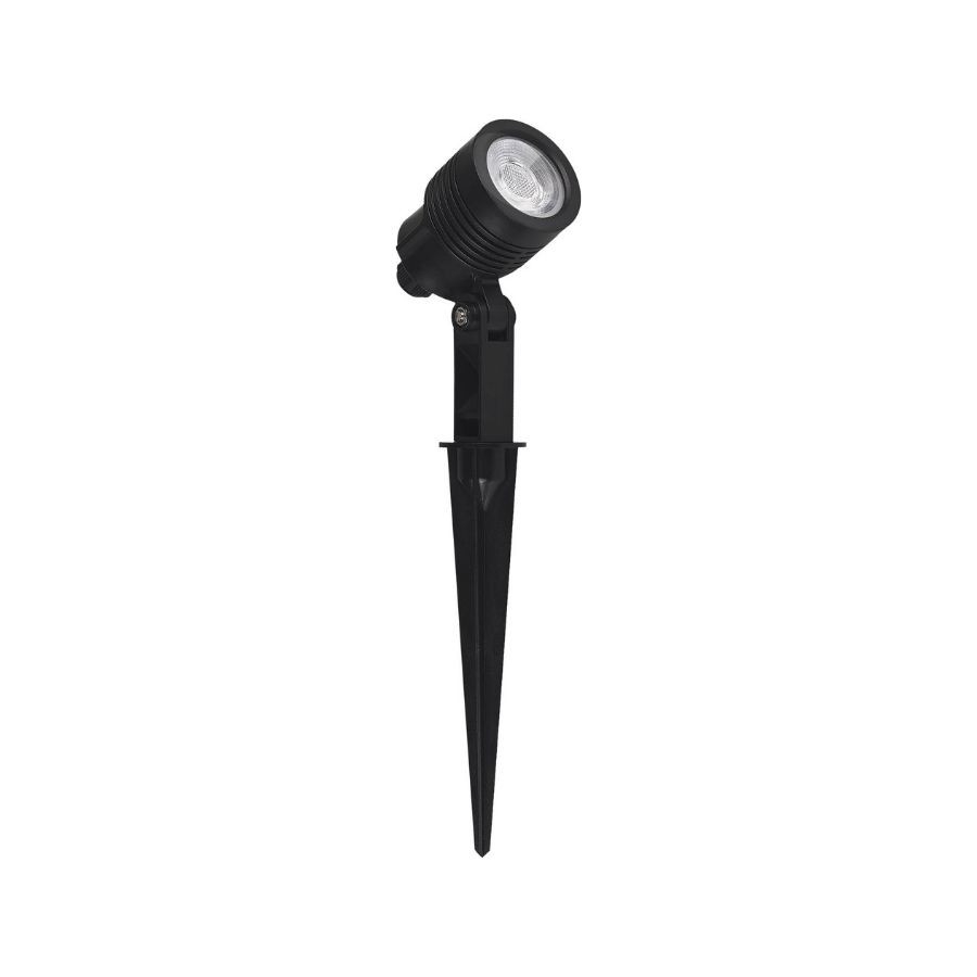 Espeto Jardim 3 watts IP65 VERDE Ø42x250mm Preto Blumenau 2103301