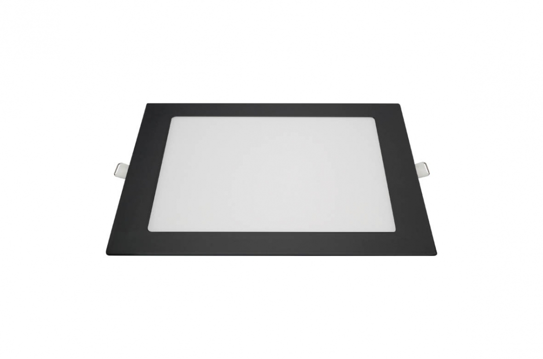 Painel Embutir Blumenau Quadrado Tech Borda Preta 18 watts 6500K 218x218x15mm 80446001