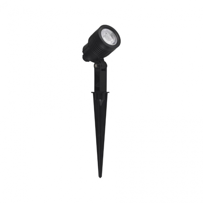 Espeto Jardim 3 watts IP65 VERDE Ø42x250mm Preto Blumenau 2103301