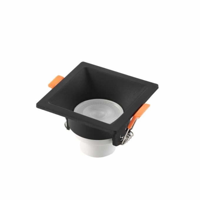 Spot Direcional Recuado 6 watts 3000K 94x94x58mm Preto Blumenau 81463001