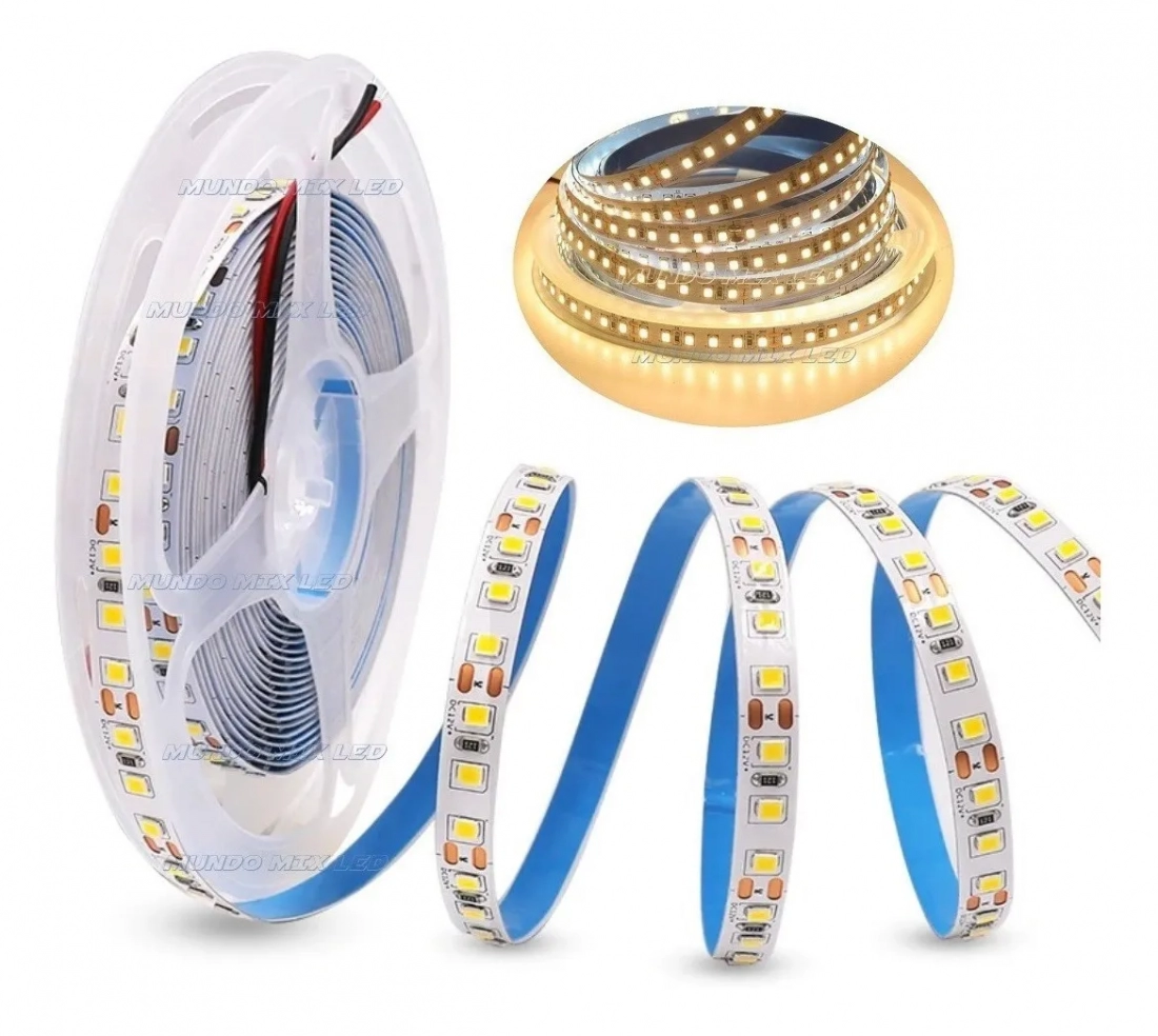 Fita de LED Alpertone 180leds 14,4w/mt 12V 3000K IP65 (Rolo 5 metros) 0288
