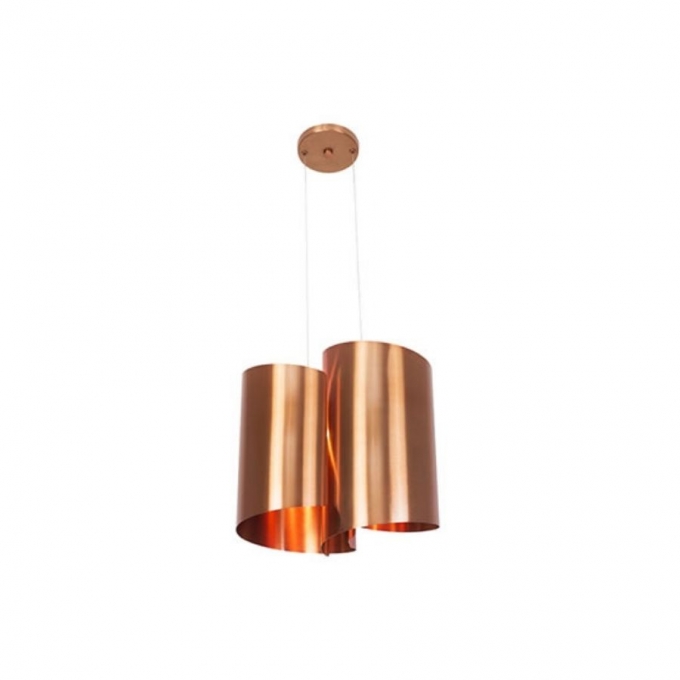 Pendente Munclair Calandra 2L G9 Ø330x350mm Assinado por Fabíola Bergamo 4597 