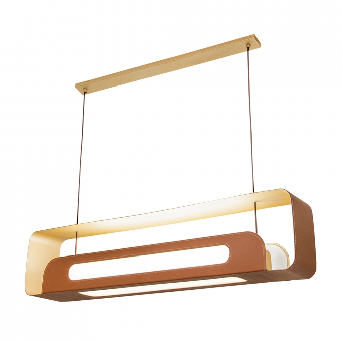 Pendente Munclair Magno 2L Tuboled 600mm 150X870X200mm 4651 