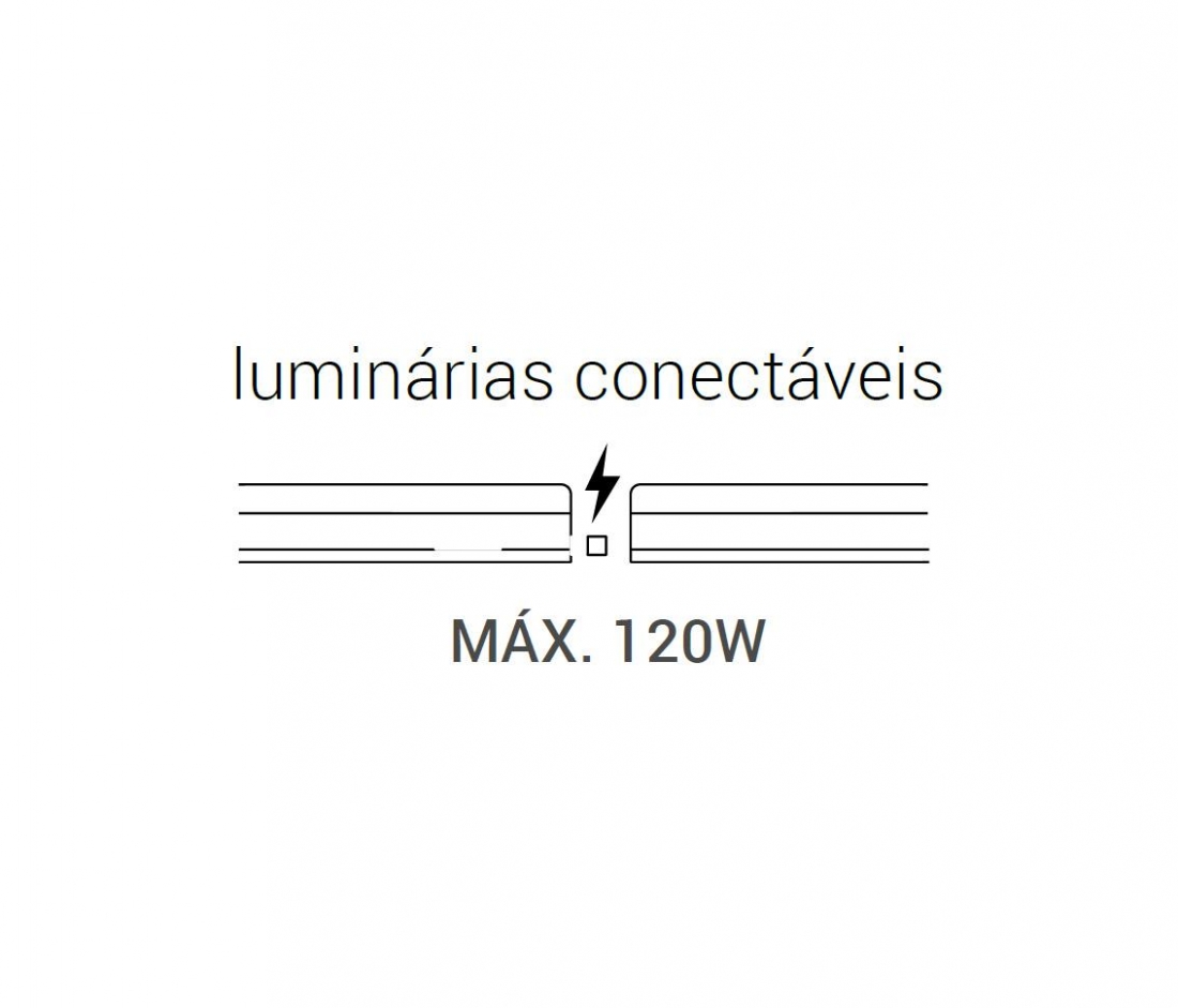 Luminária Opus LED Linea 8 watts IP20 4000K 568mm OPS 32931 PREN