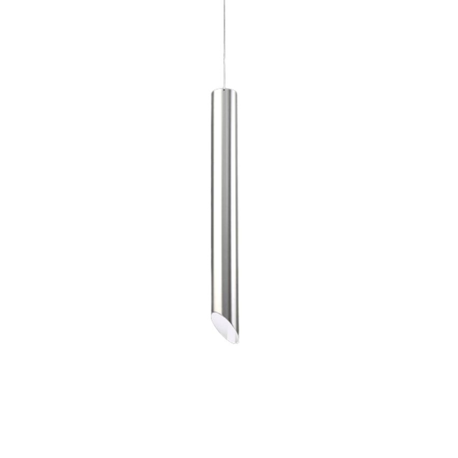 Pendente Old Artisan Tubo Corte 45° 1L Dicróica Ø64x590mm PD-4998/A 