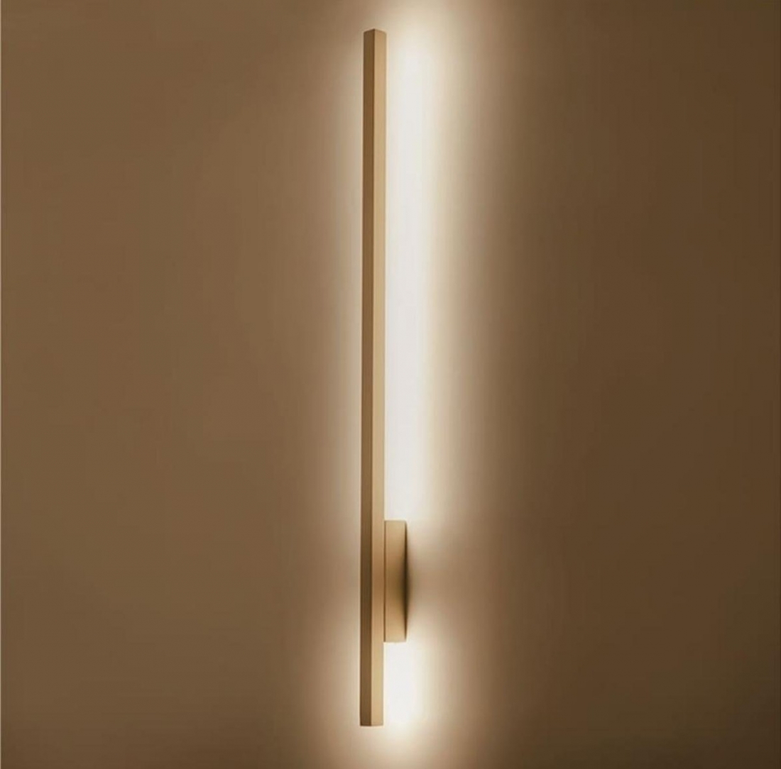 Arandela Opus LED Polaris 18 Watts 3000K 860mm Dourado OPS 80686