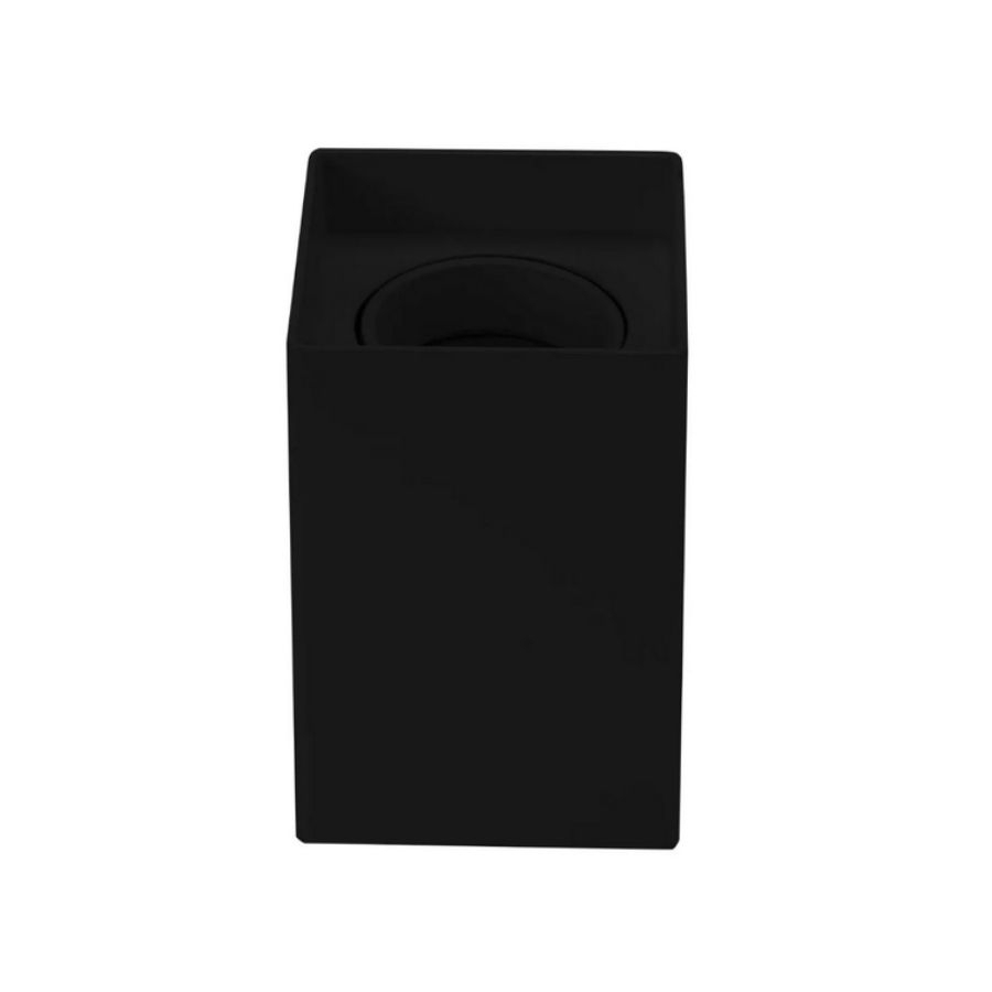 Spot Sobrepor Opus LED Policarbonato MR16 Preto 80x80x125mm OPS 80280