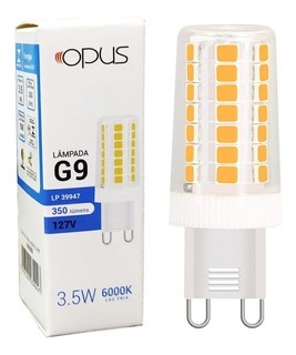 Lâmpada Halopin G9 Opus LED 3,5 watts 6000K 127V 16x50mm OPS 39947
