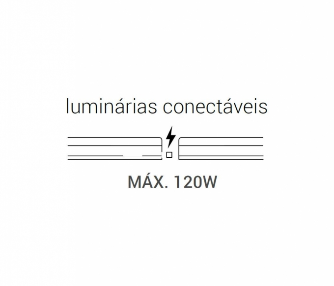 Luminária Opus LED Linea 8 watts IP20 4000K 568mm OPS 32931 PREN