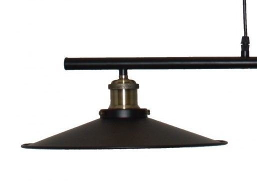 Pendente LUZ DE CASA Trio com Peso e Roldana 3L E27 1050mm Preto