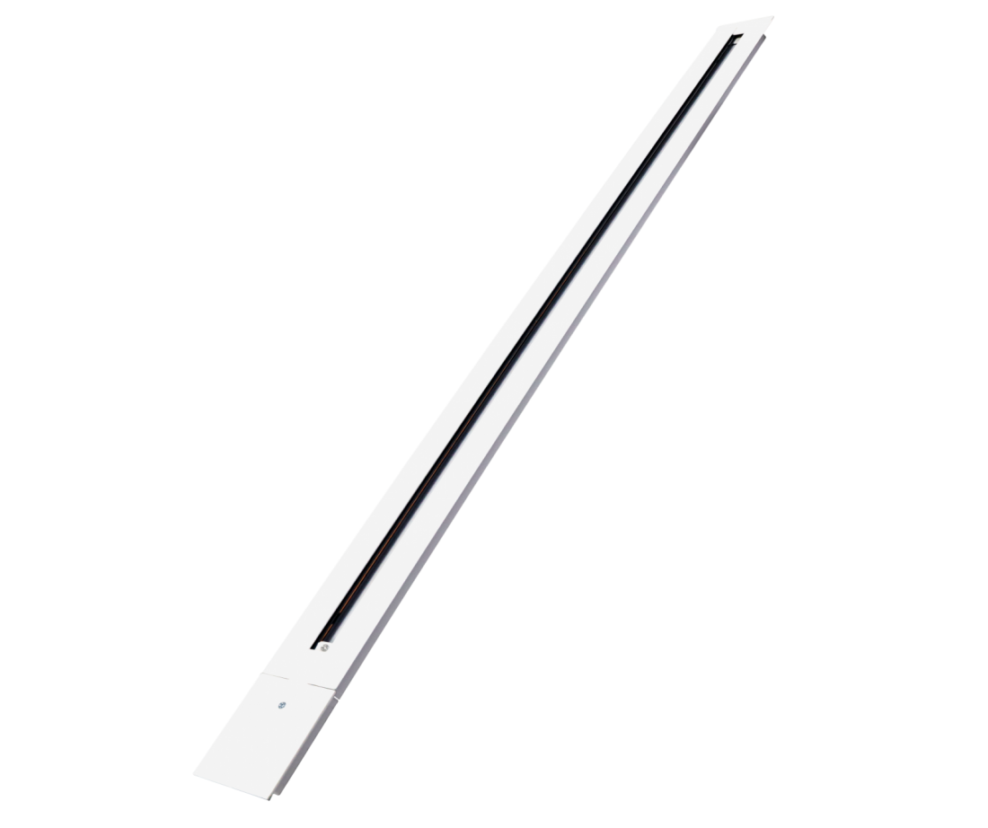 Trilho Eletrificado de Embutir Evoled 3 Metros Branco LE-3622