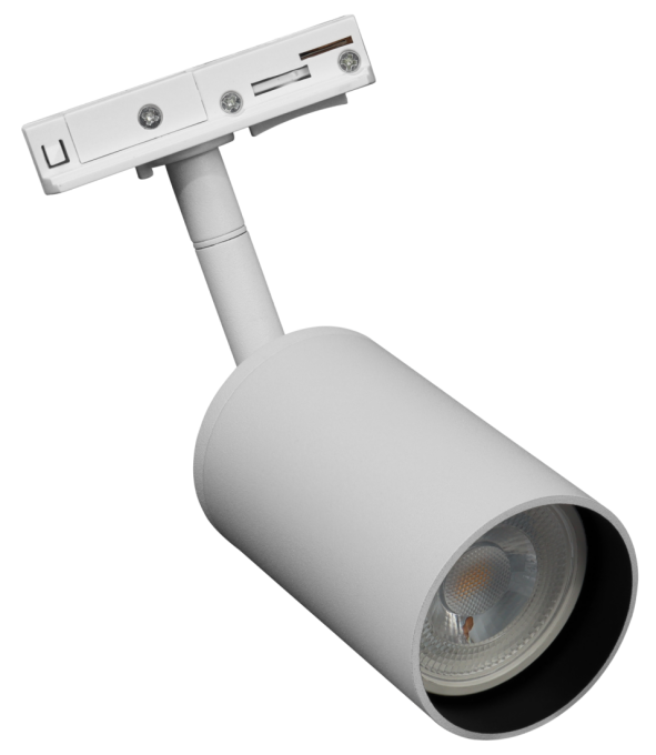 Spot para Trilho Evoled Focus Dicróica Branco Antiofuscante Ø54,5x170x81mm LE-4126