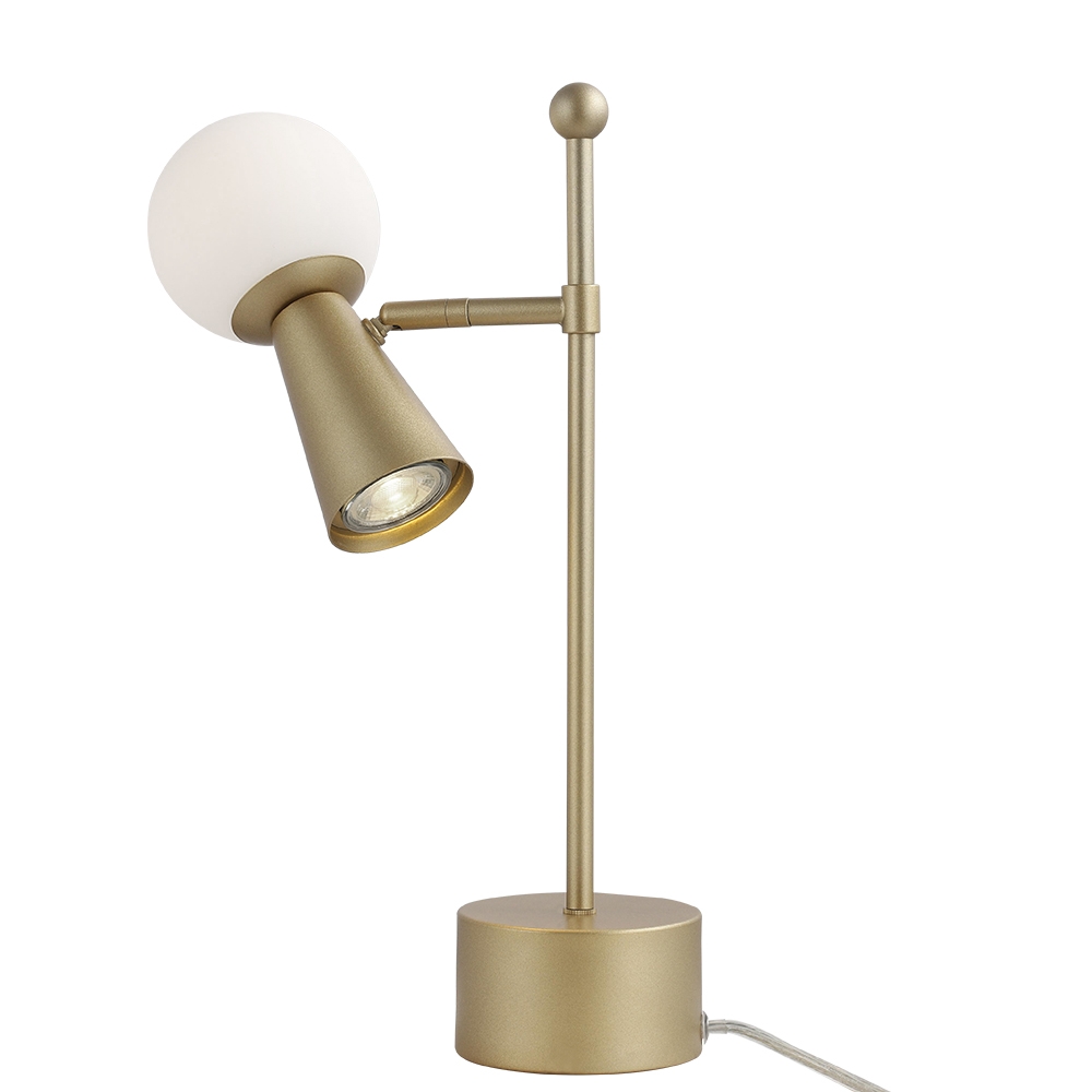 Abajur Casual Light Studioluce Sears Dourado 1L G9 + 1L GU10 425mm AB1631DO