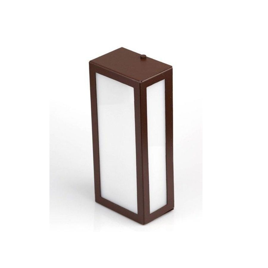 Arandela Germany Stuttgart Alumínio e Acrílico 1L E27 IP43 230x100x65mm 