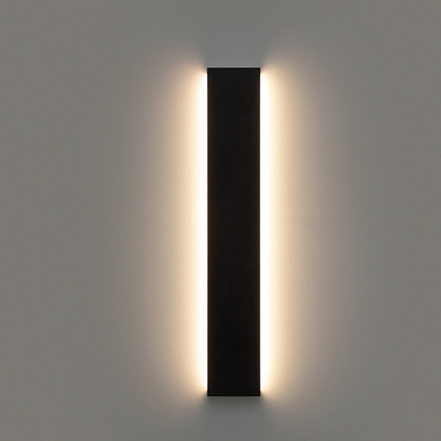 Arandela LED Stella Reflex 72cm 20 Watts 3000K IP65 Bivolt Preto STH9741PTO/30