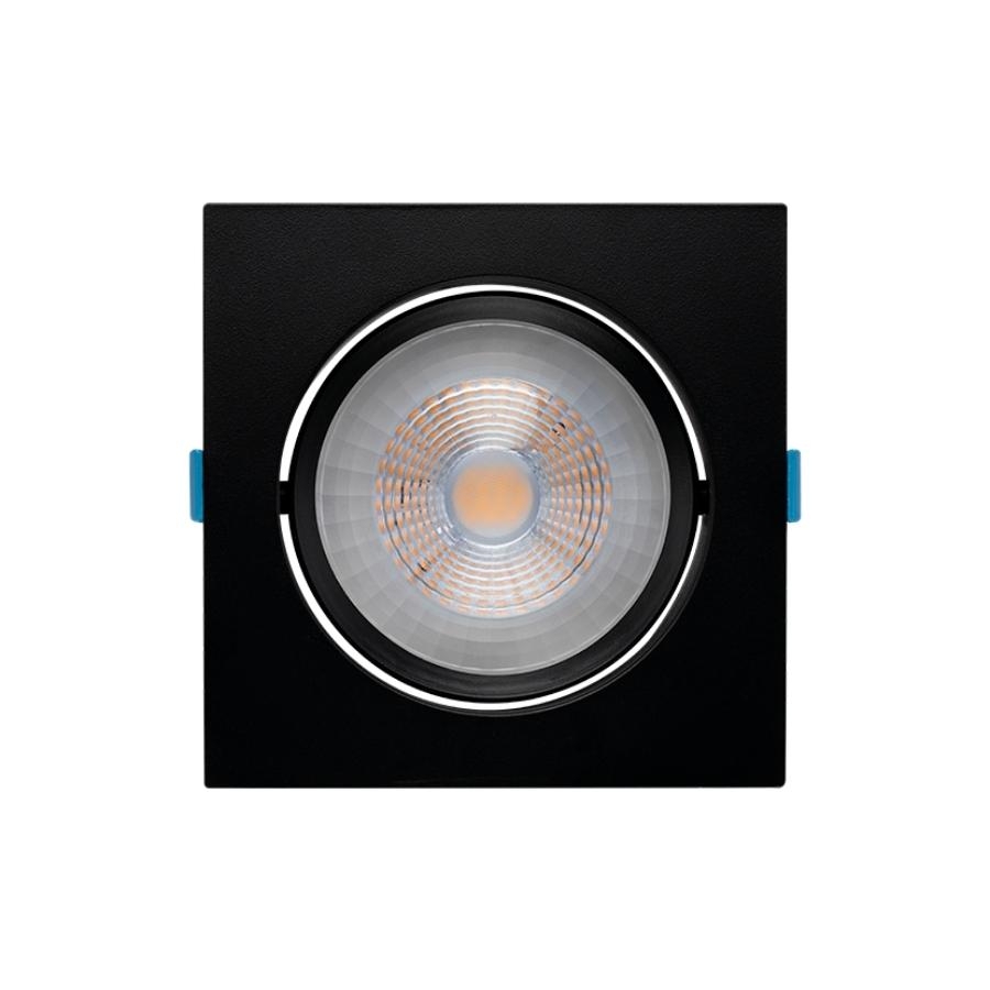 Spot Embutir Stella Easy PAR30 EVO Recuado 12 Watts 3000K 140x140mm Preto STH21940PTO/30
 