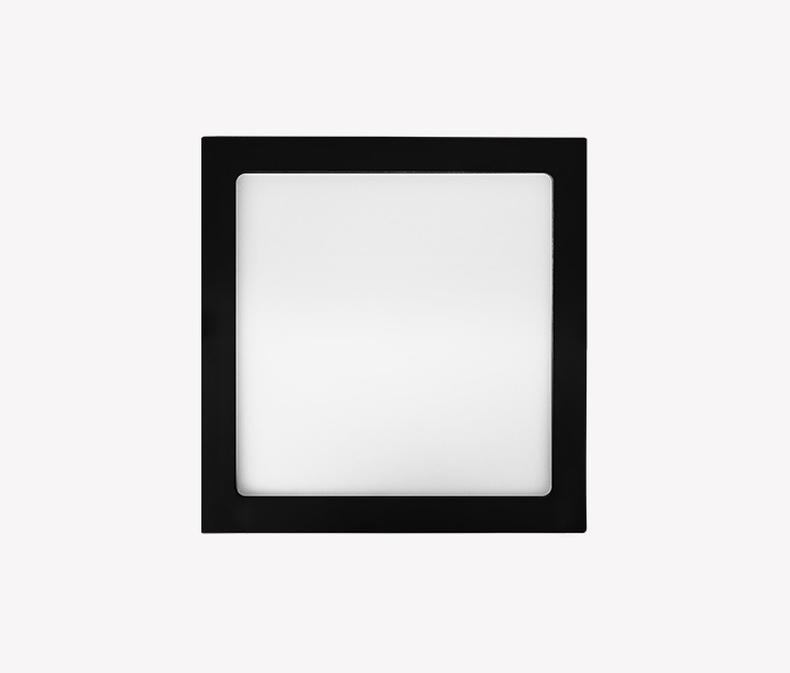 Painel Sobrepor Opus LED 18 watts Preto 4000K 220x220mm OPS 82093
