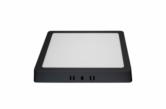 Painel Sobrepor Opus LED 24 watts Preto 3000K 280x280mm OPS 82109