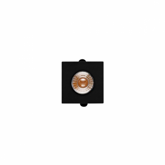 Spot de Embutir para Móveis Stella Mini Móbili 1,5 Watts 2700K 37x37x29mm Preto STL21912PTO/27