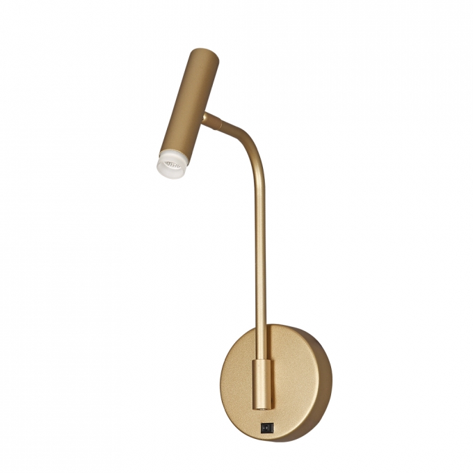 Arandela Casual Light Studioluce Zione Dourado 3 watts 3000K 210x120x355mm AR1600DO