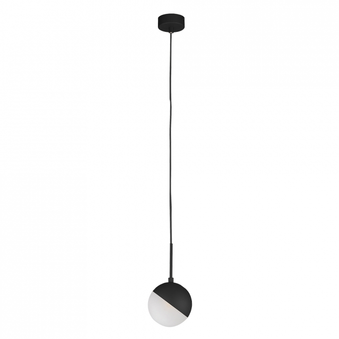 Pendente Casual Light Studioluce Mini Moon Preto 1L G9 Ø120mm PD1638PT