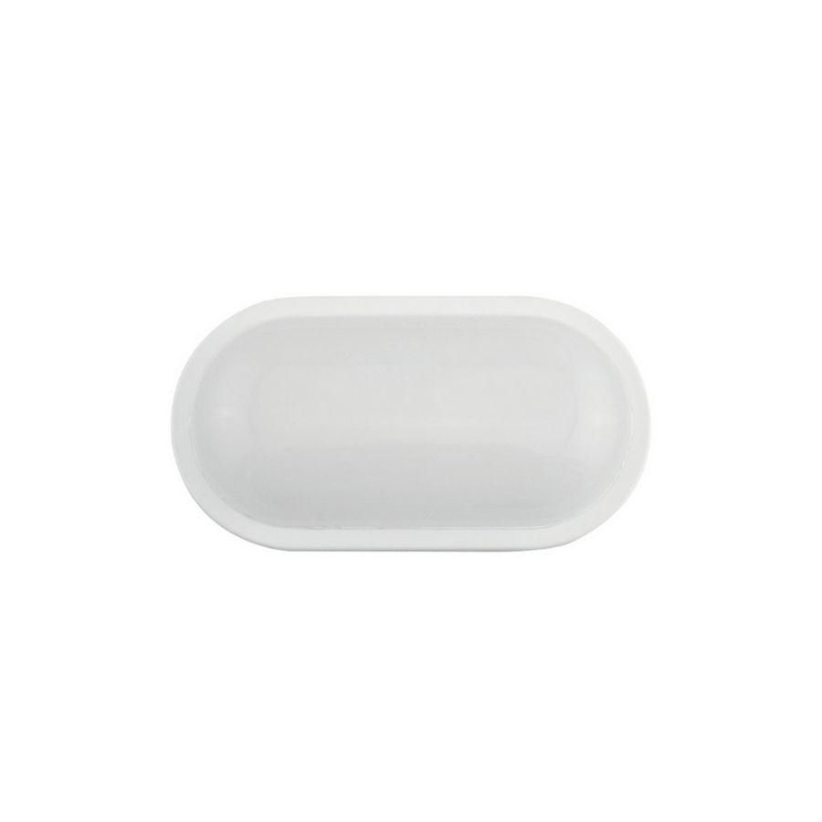 Arandela Opus LED Tartaruga Casco 15 Watts IP65 3000K Branco 165x115mm OPS 30579