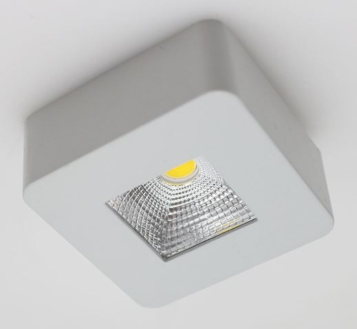 Spot Sobrepor Opus LED 5 watts 3000K Branco 62x62x26mm OPS 33259
