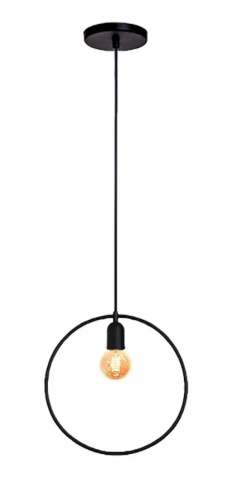Pendente DM LUMI Joy Com Arco Alumínio 1L E27 Ø230mm 609