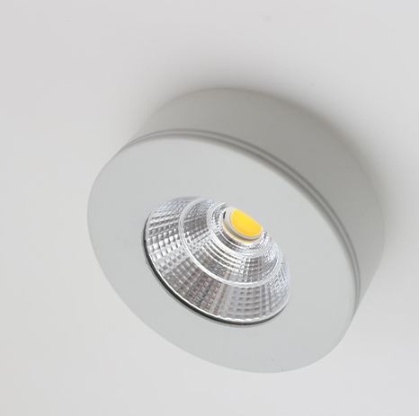 Spot Sobrepor Opus LED 5 watts 3000K Branco Ø62x26mm OPS 33242