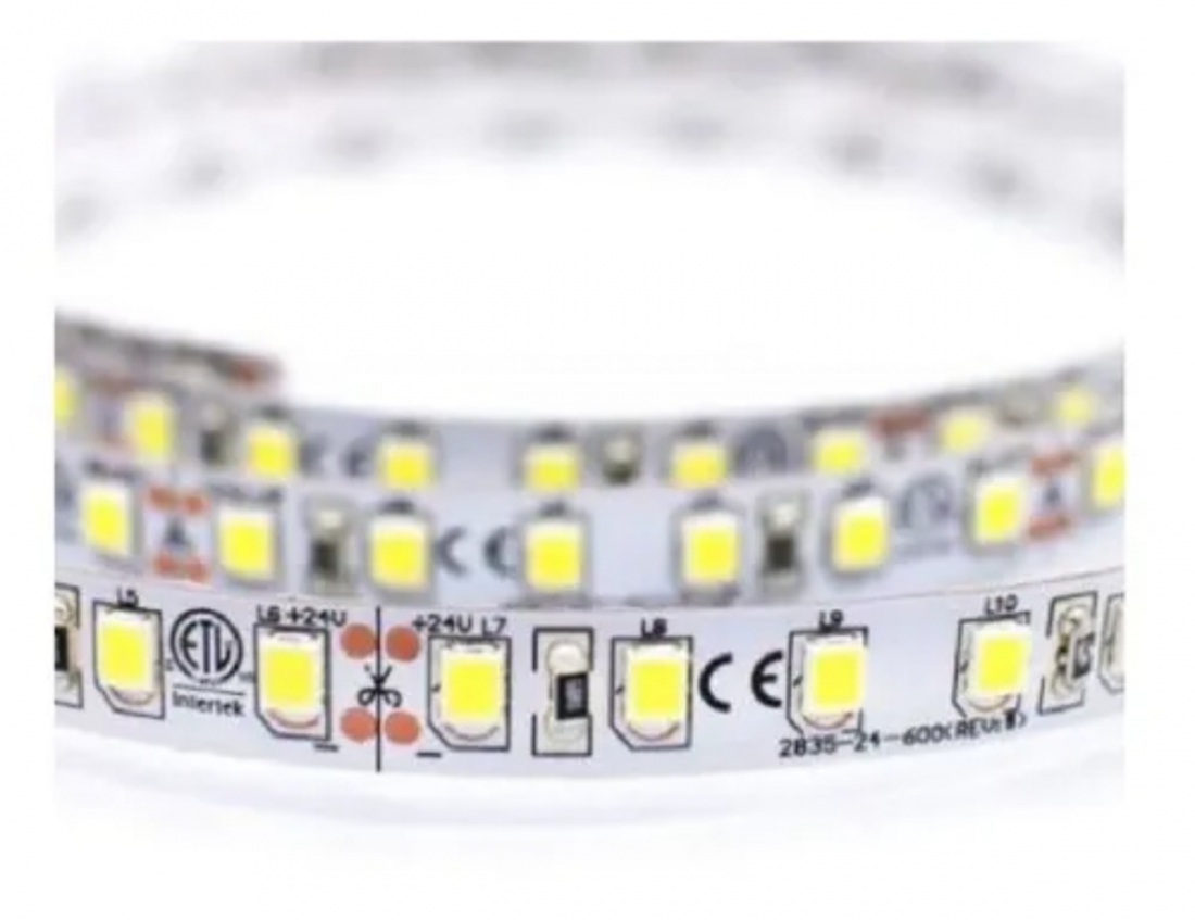 Fita de LED Alpertone 120leds 9,6w/mt 12V 3000K IP20 (Rolo 20 metros) 02272