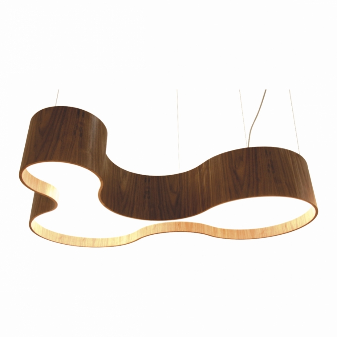 Pendente Accord Orgânico Semi Cilíndrico KS 9L E27 1200x200x840mm 263