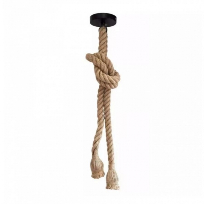 Pendente Corda Duplo Nordecor 1,8 mts Cor Natural 2057
