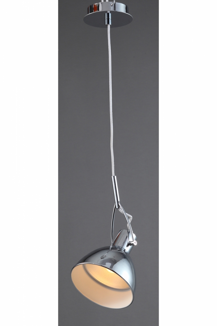 Pendente Nova Home Loft Alumínio Cromado 1L E27 Ø300mm 3013