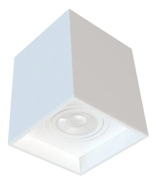 Spot Sobrepor Quadrado Branco Box Moon 1L PAR20 120x120x135mm 1060625