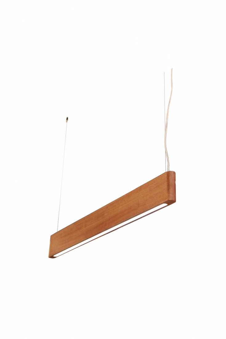 Pendente Nova Home Miles Madeira Jequitibá 32W 3000K 1000mm 3099