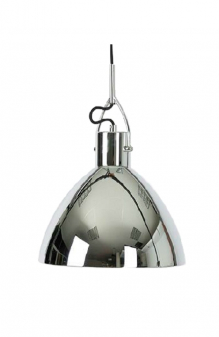 Pendente Nova Home Loft Alumínio Cromado 1L E27 Ø300mm 3013