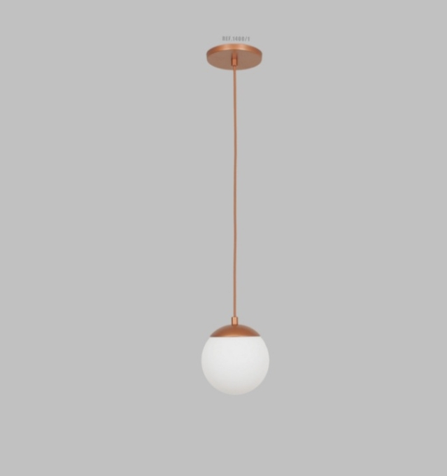Pendente Jabuticaba 1L E27 140mm FG Iluminação 1400/1