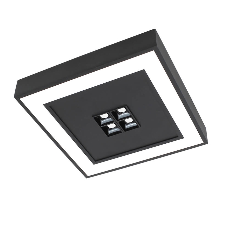 Plafon Sobrepor Newline Fit Edge 25,2W com 4 Focos 10° 4W 295x295x40mm PL0127LED