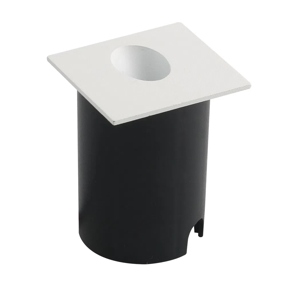 Balizador Embutido Bella Picto Quadrado Branco 2 watts 3000K 48x48x82mm DL151