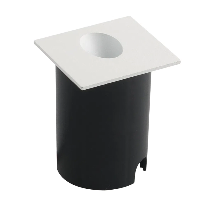 Balizador Embutido Bella Picto Quadrado Branco 2 watts 3000K 48x48x82mm DL151