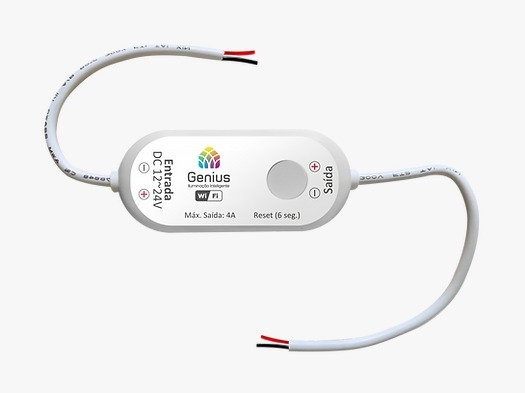 Mini Controler White Mundial para Fita LED ML-0066