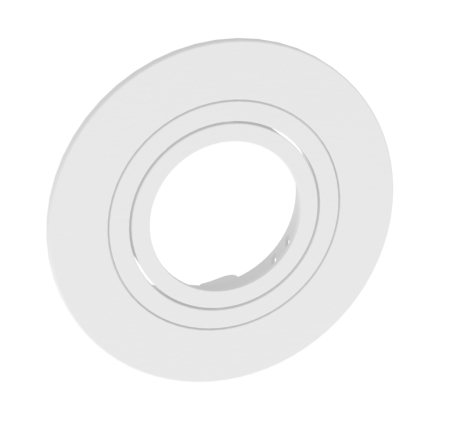 Spot Embutir Face Plana Moon AR70 Branco Ø130mm 1060264