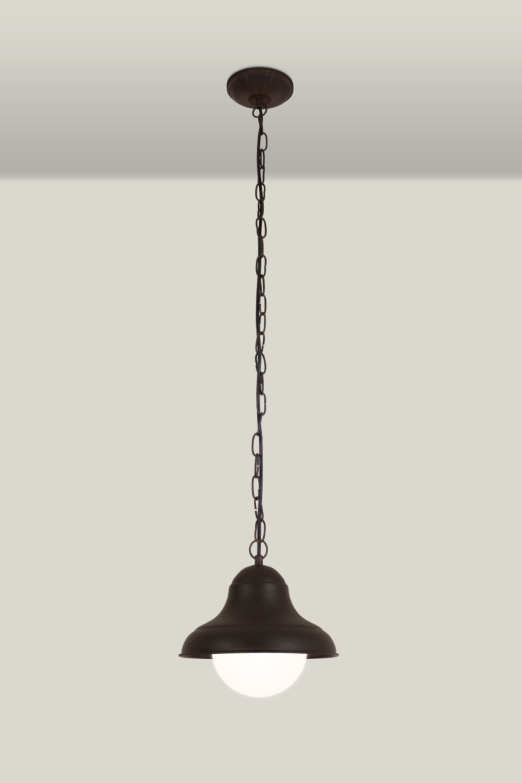 Pendente TKS Baruc Glass 1L E27 Ø240x215mm 2047