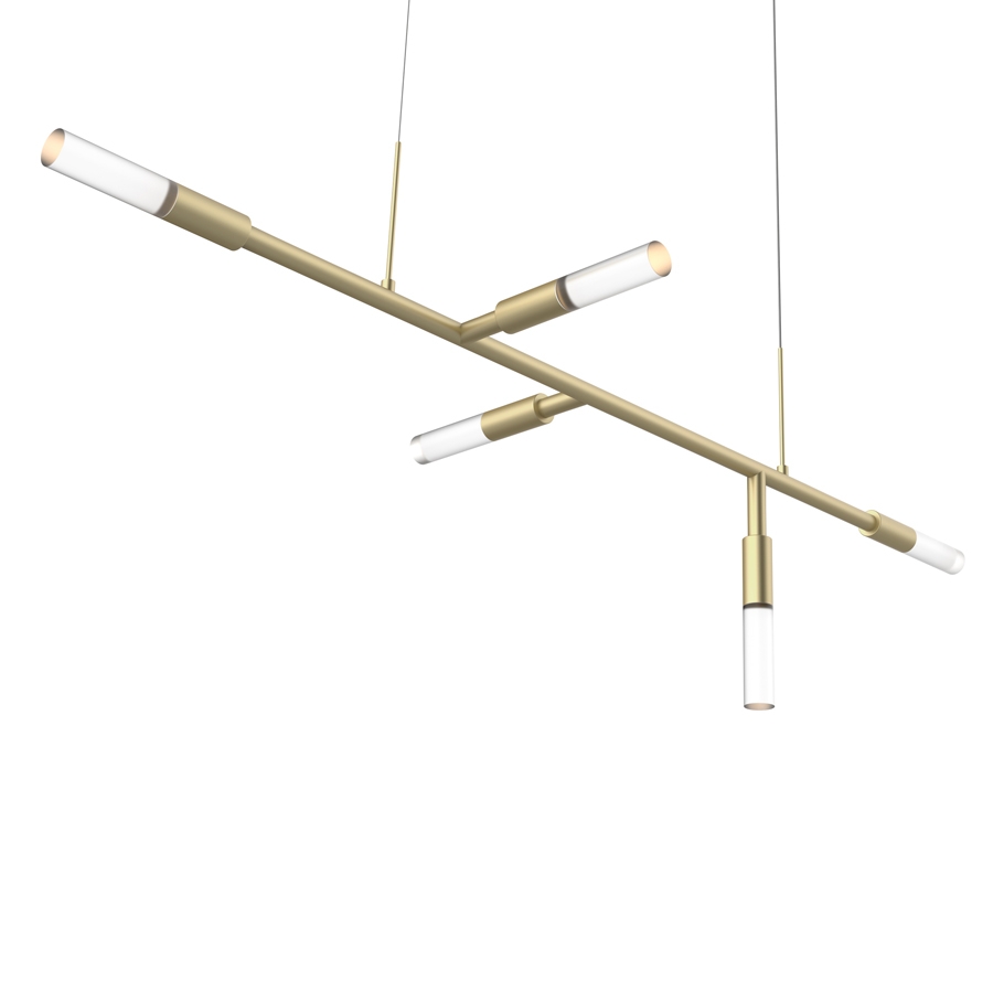 Pendente Casual Light Studioluce Cissy Dourado 15 watts 3000K 1200x490x400mm PD1642DO