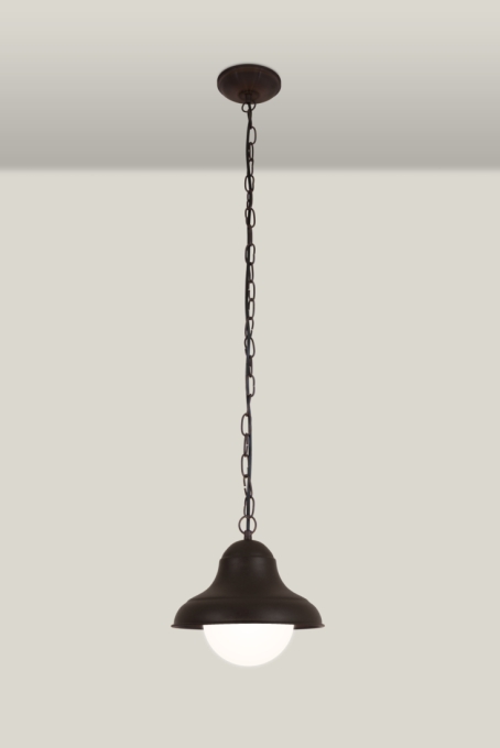 Pendente TKS Baruc Glass 1L E27 Ø240x215mm 2047